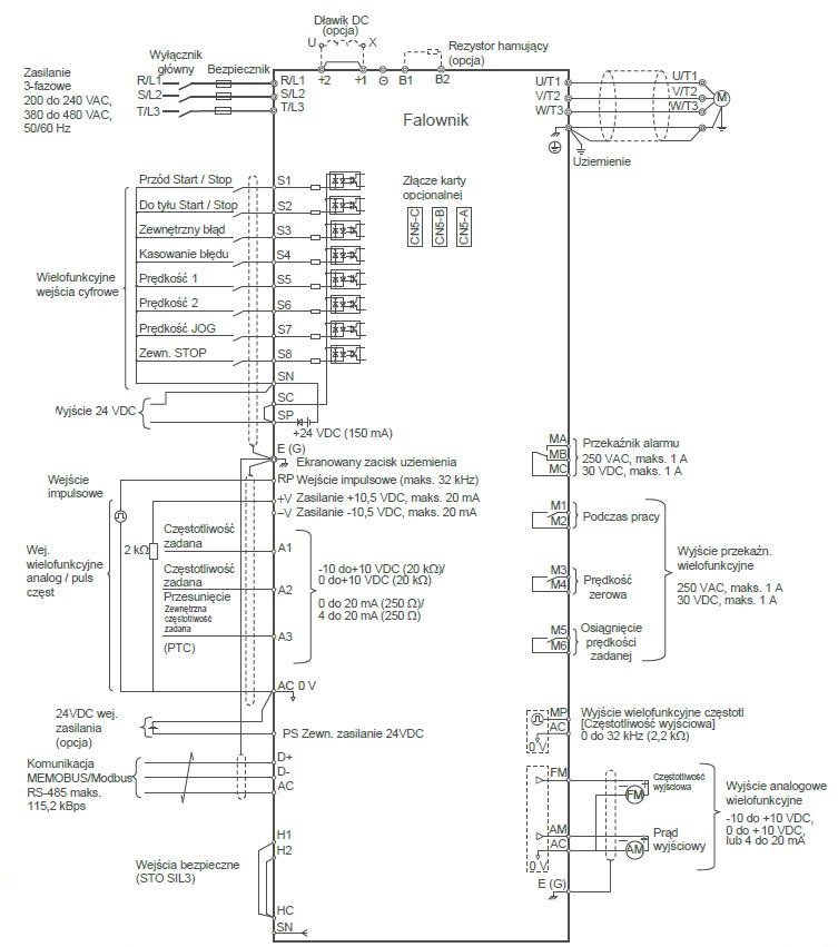 schemat CIPR-GA70C4004BBA-BAAAAA 400V 1,5kW